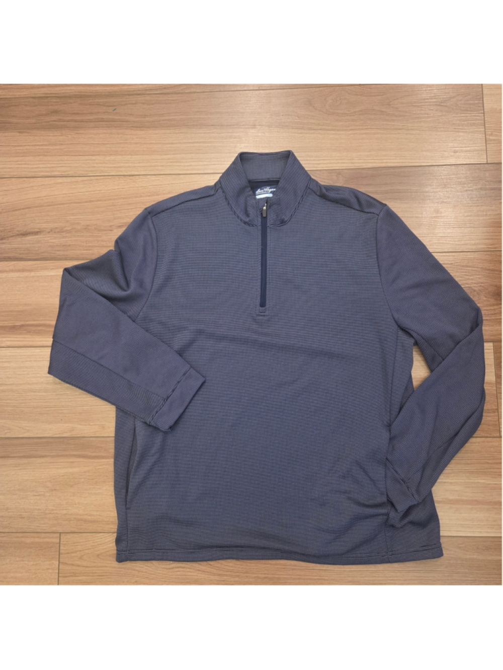 Men's Ben Hogan quarter zip pullover jacket/ top XL Blue White
